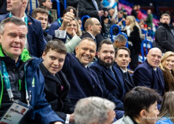 Prezydent Nawrocki w wiosce olimpijskiej w Mediolanie