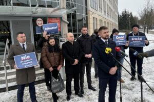 23.01.2026. Kielce. Konferencja przedstawicieli świętokrzyskich struktur Konfederacji Wolność i Niepodległość / Fot. Marcin Marszałek - Radio Kielce