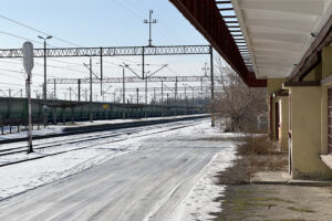 31.01.2026. Staszów. Dworzec kolejowy / Fot. Robert Felczak – Radio Kielce