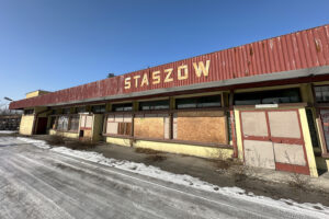 31.01.2026. Staszów. Dworzec kolejowy / Fot. Robert Felczak – Radio Kielce