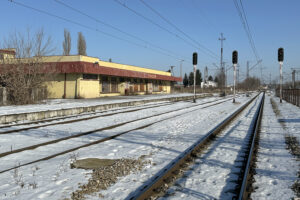 31.01.2026. Staszów. Dworzec kolejowy / Fot. Robert Felczak – Radio Kielce