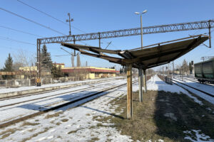 31.01.2026. Staszów. Dworzec kolejowy / Fot. Robert Felczak – Radio Kielce