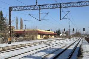 31.01.2026. Staszów. Dworzec kolejowy / Fot. Robert Felczak – Radio Kielce