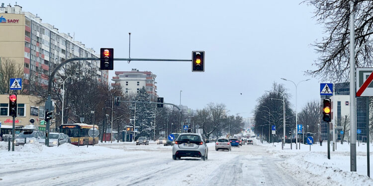 12.01.2025. Kielce. Zima / Fot. Wiktor Taszłow - Radio Kielce
