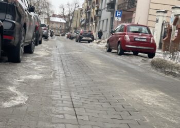 29.01.2026. Kielce. Ulica Słowackiego / Fot. Wiktor Taszłow - Radio Kielce