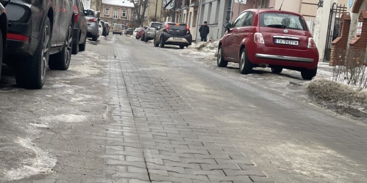 29.01.2026. Kielce. Ulica Słowackiego / Fot. Wiktor Taszłow - Radio Kielce