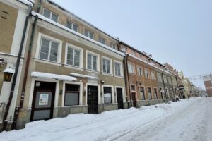 14.01.2026. Sandomierz. Kamienice na starówce / Fot. Grażyna Szlęzak-Wójcik - Radio Kielce