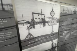 27.01.2026. Kielce. Centrum Edukacyjnym IPN Przystanek Historia w Kielcach. Wystawa „Auschwitz historia prawdziwa” / Fot. Jarosław Kubalski - Radio Kielce
