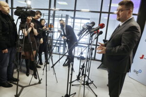 30.01.2026. Kielce. Kielecki Park Przemysłowy. Konferencja z udziałem Zarządu SSE „Starachowice” / Fot. Jarosław Kubalski - Radio Kielce