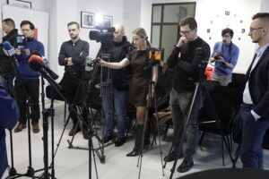 30.01.2026. Kielce. Kielecki Park Przemysłowy. Konferencja z udziałem Zarządu SSE „Starachowice” / Fot. Jarosław Kubalski - Radio Kielce