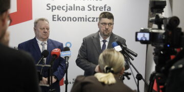 30.01.2026. Kielce. Kielecki Park Przemysłowy. Konferencja z udziałem Zarządu SSE „Starachowice” / Fot. Jarosław Kubalski - Radio Kielce