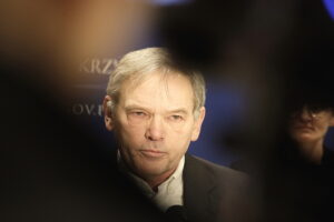 05.02.2026. Kielce. ŚUW. Konferencja na temat przekazania dodatkowych kompetencji Miejskiemu Konserwatorowi Zabytków w Kielcach. Na zdjęciu Świętokrzyski Wojewódzki Konserwator Zabytków Krzysztof Myśliński / Fot. Jarosław Kubalski - Radio Kielce