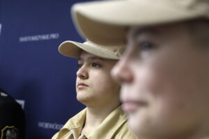 5.02.2026. Kielce. Briefing prasowy dotyczący inicjatywy „Strażacy Jutra” ukierunkowanej na wsparcie Młodzieżowych oraz Dziecięcych Drużyn Pożarniczych / Fot. Jarosław Kubalski - Radio Kielce