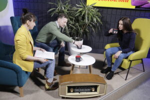 „Dzień dobry, to Ja! Rozmowy inne niż wszystkie w Radiu Kielce”. Katarzyna Wesołowska / Fot. Jarosław Kubalski – Radio Kielce