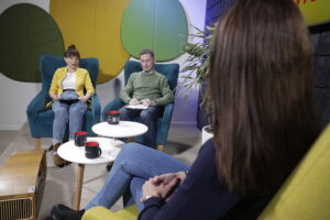 „Dzień dobry, to Ja! Rozmowy inne niż wszystkie w Radiu Kielce”. Katarzyna Wesołowska / Fot. Jarosław Kubalski – Radio Kielce