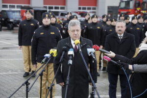 15.01.2026. Kielce. Podsumowanie inwestycji z Programu Ochrony Ludności i Obrony Cywilnej / Fot. Jarosław Kubalski - Radio Kielce