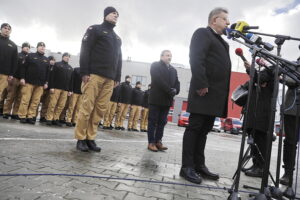 15.01.2026. Kielce. Podsumowanie inwestycji z Programu Ochrony Ludności i Obrony Cywilnej / Fot. Jarosław Kubalski - Radio Kielce