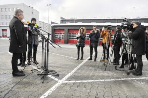 15.01.2026. Kielce. Podsumowanie inwestycji z Programu Ochrony Ludności i Obrony Cywilnej / Fot. Jarosław Kubalski - Radio Kielce