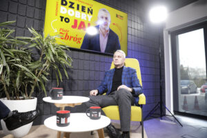 Dzień dobry, to ja. Rozmowy inne niż wszystkie w Radiu Kielce. Profesor Piotr Zbróg / Fot. Jarosław Kubalski – Radio Kielce