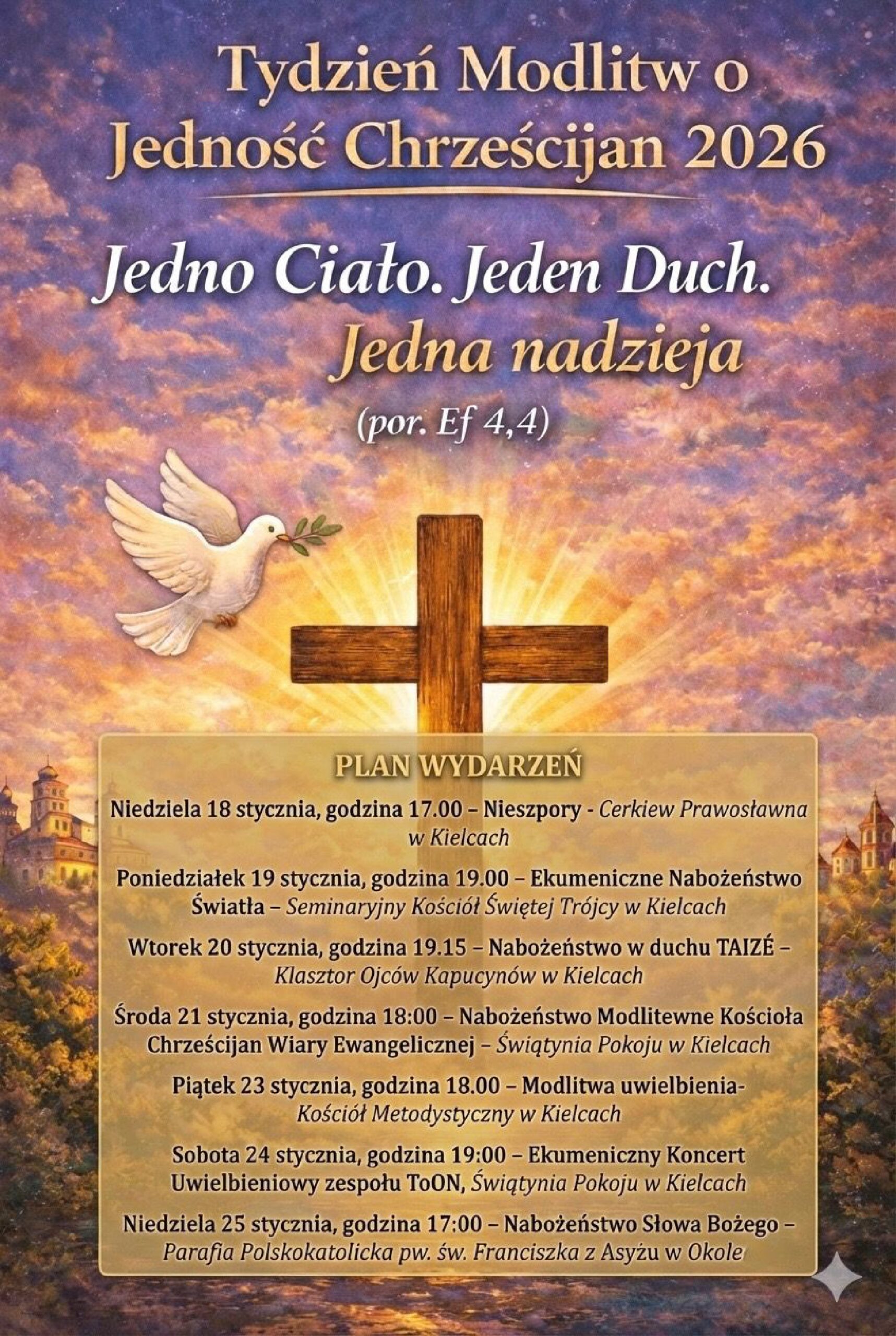 Wspólna modlitwa połączy chrześcijan kilku wyznań - Radio Kielce