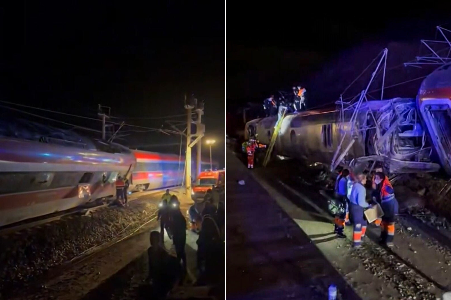 Zderzenie pociągów w Hiszpanii. Wiele ofiar