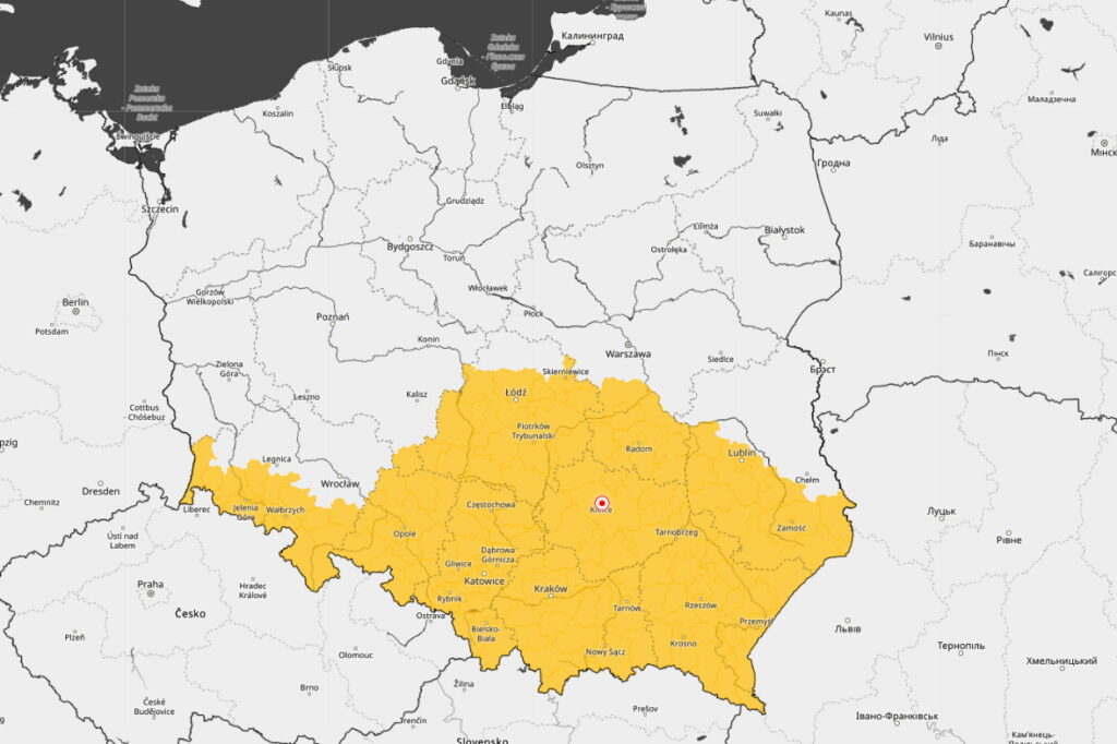 Ostrzeżenie! Nadciąga fala marznącego deszczu - Radio Kielce Ostrzeżenie! Nadciąga fala marznącego deszczu - Radio Kielce