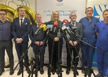 08.01.2026. Kielce. Wojewódzki Szpital Zespolony w Kielcach. Konferencja prasowa / Fot. Iwona Murawska-Bujnowicz - Radio Kielce