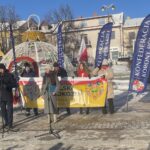 17.01.2026. Ostrowiec Świętokrzyski. Marsz „Polska za pokojem” organizowany przez Konfederację Korony Polskiej / Fot. Anna Głąb – Radio Kielce