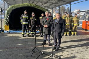 09.01.2026. Staszów. Konferencja prasowa / Fot. Grażyna Szlęzak-Wójcik - Radio Kielce