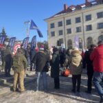 17.01.2026. Ostrowiec Świętokrzyski. Marsz „Polska za pokojem” organizowany przez Konfederację Korony Polskiej / Fot. Anna Głąb – Radio Kielce