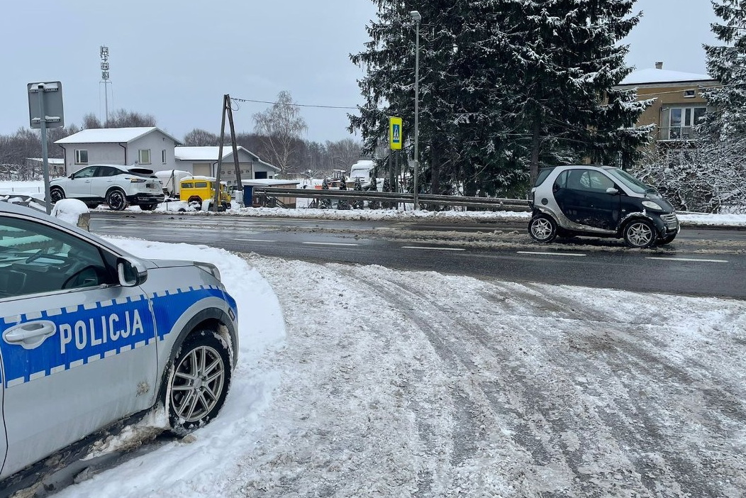 Kolizja, jedna osoba trafiła do szpitala