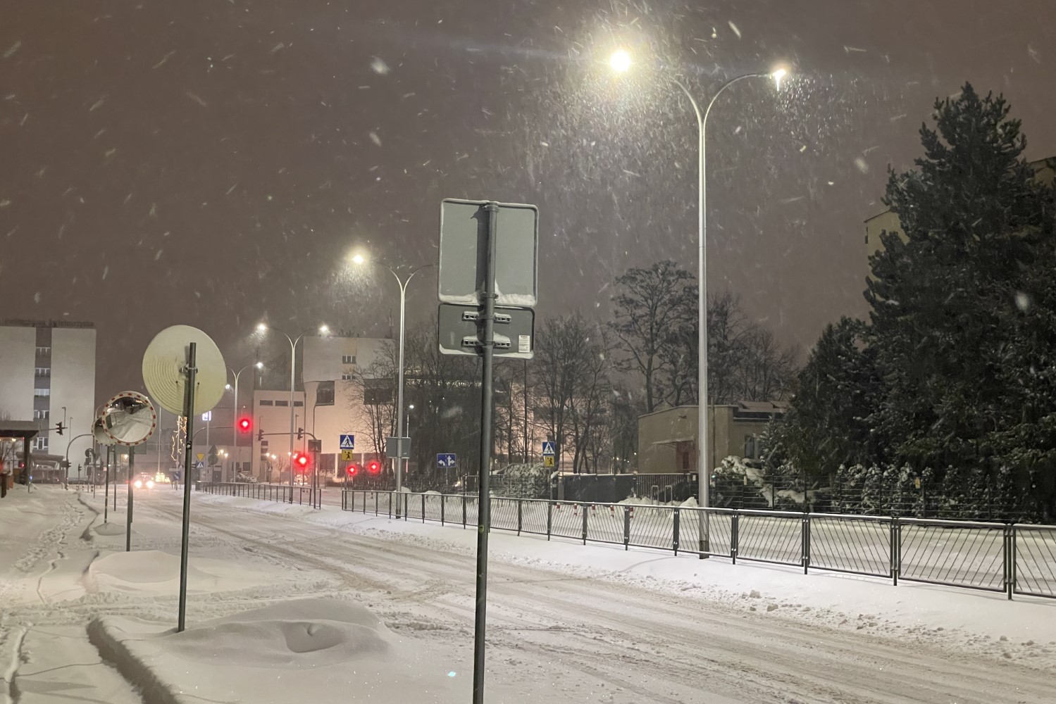 Fatalne warunki na drogach