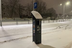 12.01.2026. Kielce. Śnieg na ulicach / Fot. Piotr Kwaśniewski - Radio Kielce