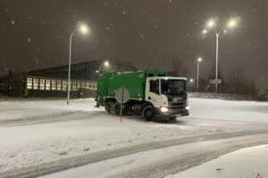 12.01.2026. Kielce. Śnieg na ulicach / Fot. Piotr Kwaśniewski - Radio Kielce