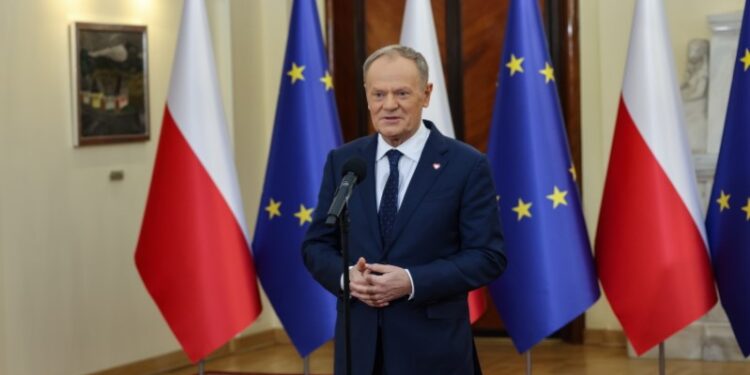 09.01.2026. Warszawa.Premier Donald Tusk / Fot. PAP/Albert Zawada