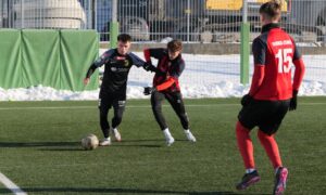 17.01.2026. Sparing AKS Busko-Zdrój - Naprzód Jędrzejów / Fot. Adrian Karwat - Radio Kielce