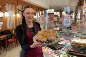 09.02.2026. Kielce. Cukiernia Świat Słodyczy / Fot. Aleksandra Kwaśniewska - Radio Kielce