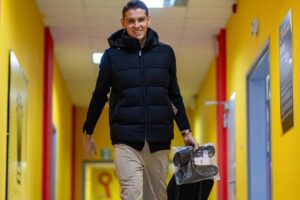 02.01.2026. Kielce. Stadion Korony Kielce. Powrót po urlopach piłkarzy Korony Kielce. Na zdjęciu: Mariusz Stepiński / Fot. Korona Kielce