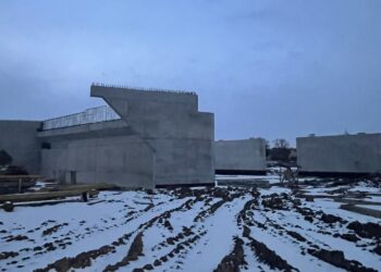 Nowy węzeł drogowy w Sandomierzu nabiera kształtu - Radio Kielce Sandomierz. Budowa węzła komunikacyjnego / Fot. Grażyna Szlęzak-Wójcik - Radio Kielce