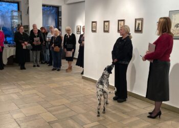 21.02.2026. Sandomierz. Biuro Wystaw Artystycznych Sandomierz. Wystawa „Bestiarium” Karoliny Dousa-Bik / Fot. Grażyna Szlęzak-Wójcik - Radio Kielce