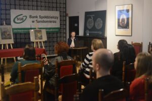 06.03.2026. Sandomierz. Muzeum Zamkowe. Wykład o Wandzie Chełmońskiej / Fot. Muzeum Zamkowe w Sandomierzu