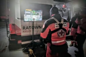 06.02.2026. Wilków. Poszukiwania zaginionego 19-latka / źródło: Grupa Ratownictwa PCK Kielce - Facebook