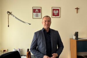 Na zdjęciu: Przemysław Łysak, wójt gminy Górno / Fot. Marcin Marszałek - Radio Kielce