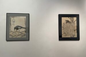 21.02.2026. Sandomierz. Biuro Wystaw Artystycznych Sandomierz. Wystawa „Bestiarium” Karoliny Dousa-Bik / Fot. Grażyna Szlęzak-Wójcik - Radio Kielce