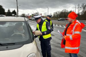 13.02.2026. Kielce. Akcja policji pn. „Drogocenna krew” / Fot. Daniel Czwartosz - Radio Kielce