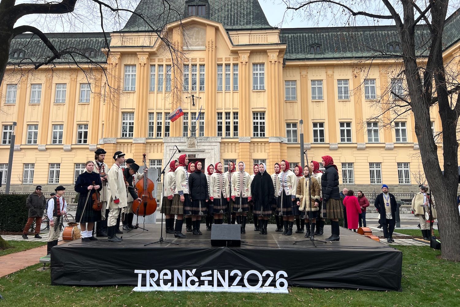 Trenczyn zainaugurował rok jako Europejska Stolica Kultury 2026 - Radio Kielce Słowacja. Trenczyn / Fot. Jakub Juszyński