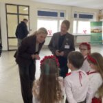 16.02.2026. Szewce. Konferencja prasowa minister Edukacji Barbary Nowackiej / Fot. Daniel Lenart - Radio Kielce