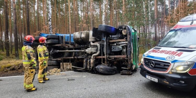 25.02.2026. Nowy Kazanów / Fot. PSP Końskie