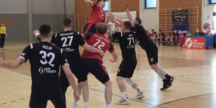 Nielba za mocna dla SMS - Radio Kielce 28.02.2026. Kielce. Mecz Ligi Centralnej: SMS ZPRP Kielce - Nielba Wągrowiec / Fot. Maciej Makuła - Radio Kielce