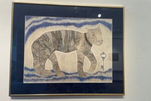 21.02.2026. Sandomierz. Biuro Wystaw Artystycznych Sandomierz. Wystawa „Bestiarium” Karoliny Dousa-Bik / Fot. Grażyna Szlęzak-Wójcik - Radio Kielce